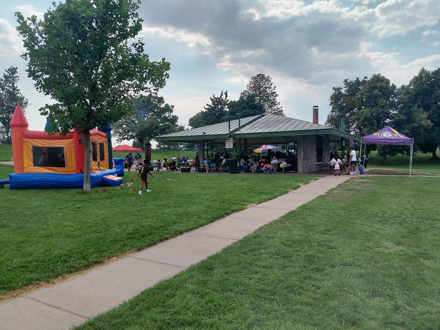 Bounce house and family activities