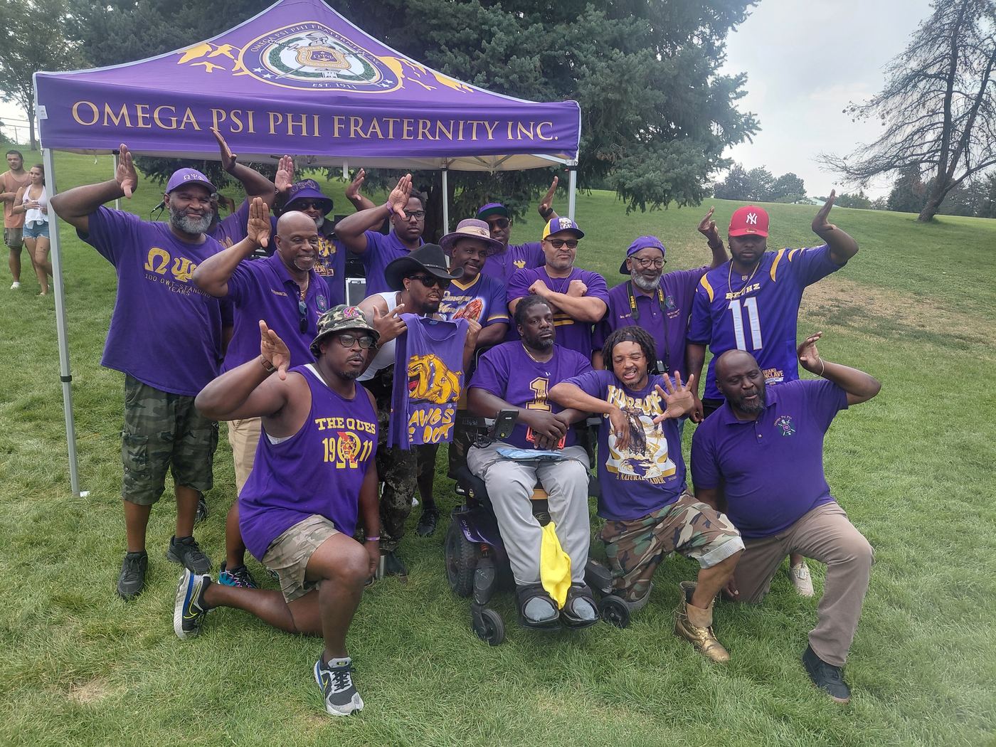 Iota Iota Iota Chapter of Omega Psi Phi group photo